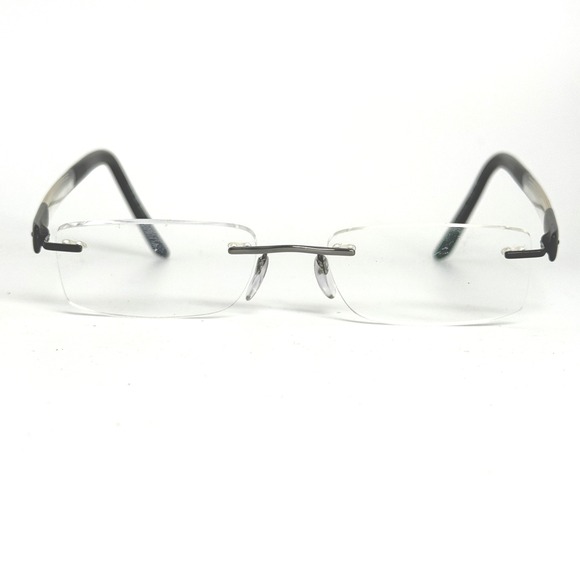 Silhouette Rimless Eyeglasses Frames 7731 50 6053 49 21 140 Black Clear 21742